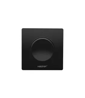 black rotating wall lighting dimmer