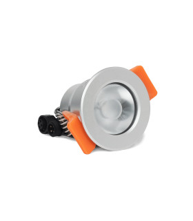 LED downlight, featuring a connector cable for installation.