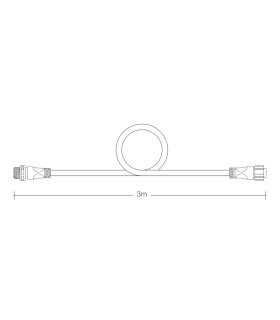 MiBoxer 3m long cable for FUTC08 size