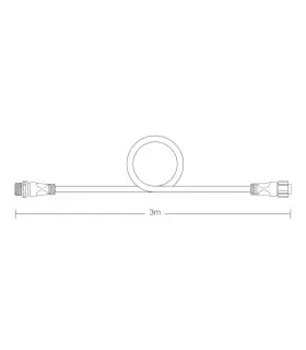 MiBoxer 3m long cable for FUTC08 size