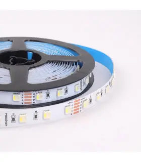 MiBoxer 5050 RGBW LED strip with reel, showing clear section labels and LED arrangement.