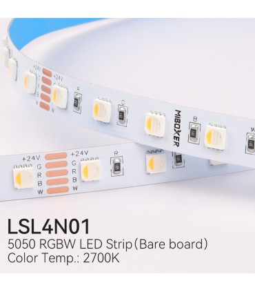 MiBoxer 5050 RGBW LED strip 4 in 1 24V | Future House Store