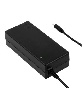 Black rectangular LED adapter with a green LED indicator on the top.