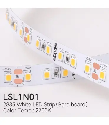 MiBoxer 2835 single colour LED strip 24V | Future House Store