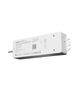 Side view of the MiBoxer 75W single-colour dimming LED driver showing the integrated power supply and connections.