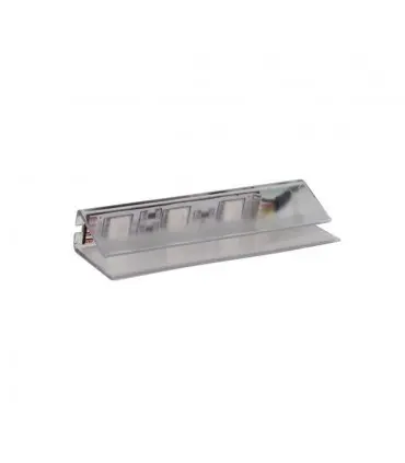 DESIGN LIGHT LED PVC RGB clip for glass shelving | Future House Store