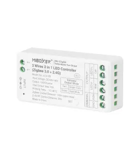 MiBoxer 2-Wires 2-in-1 LED Controller LC2-ZR featuring Zigbee 3.0 and 2.4G connectivity