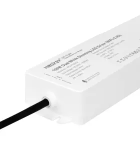 Side view of MiBoxer WP2-P150V24 LED Driver with detailed specifications label.