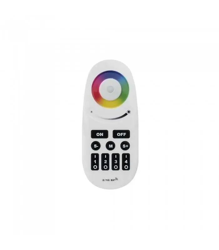 Mi-Light 2.4GHz 4-zone RGBW remote control with button FUT095