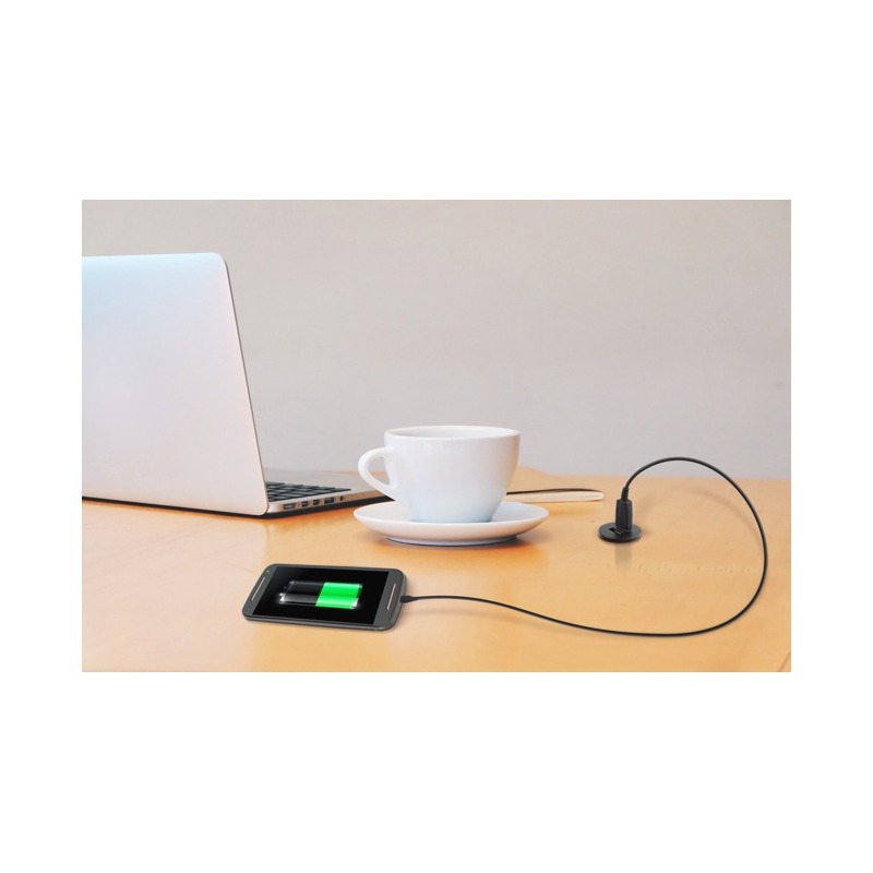 Wide application for double USB socket for example in the office