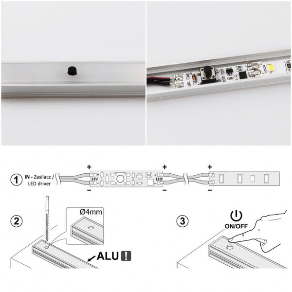 Design Light LED switch controller MS60 application installation