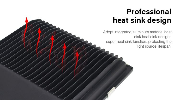 professional heat sink design adopt integrated aluminium material heat sink LED floodlight