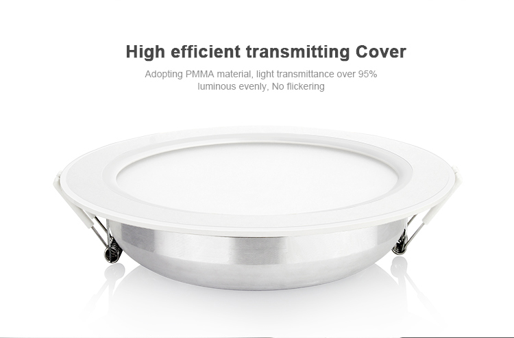 High efficient transmitting cover PMMA material no flickering light FUT066 downlight