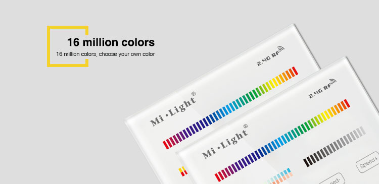 16 million colours beautiful design smart home that everyone will be jelous of RF technology