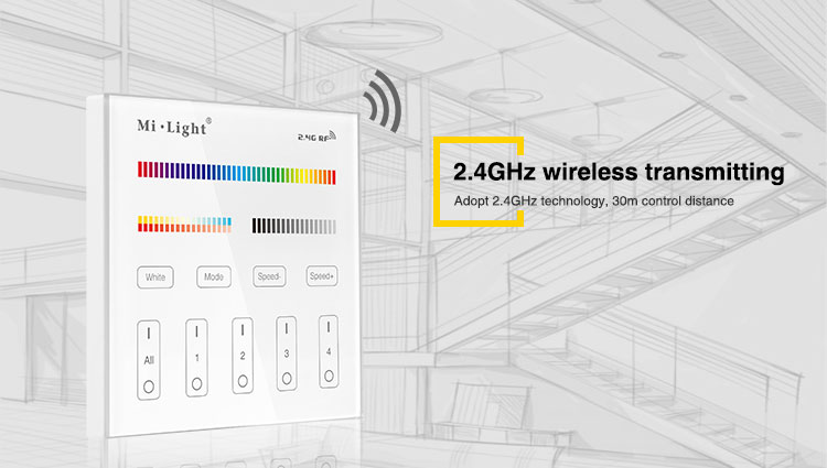 2.4GHz wireless transmitting function technology that matters and it is very convinient and easy to use