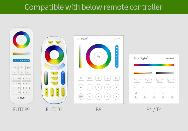 Mi-Light 9W RGB+CCT LED garden light FUTC01 compatible remote controllers