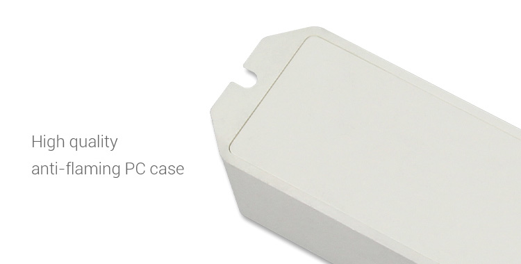 high quality anti-flame PC case plastic material white receiver box