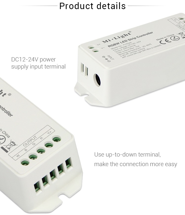 product details Mi-Light RGBW smart LED control system FUT044A