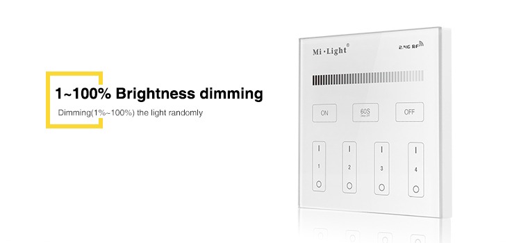 brightness dimming wall panel dimer simple controller