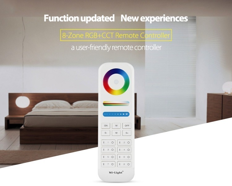 new experience 8-zone remote controller for Mi-Light