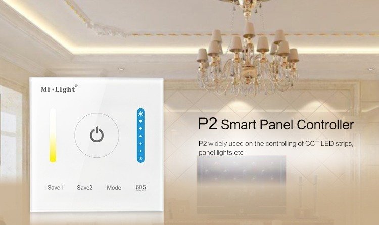 Mi-Light smart panel controller colour temperature P2 wall panel CCT