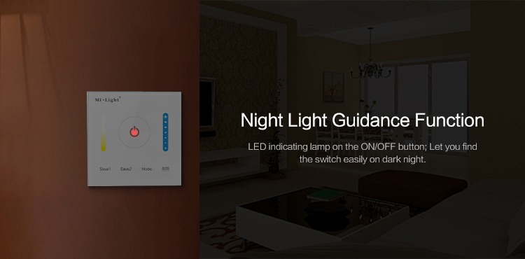 night light function Mi-Light smart panel controller colour temperature P2