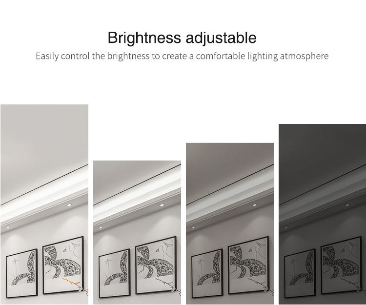 brightness adjustable easily control the brightness to create a comfortable lighting atmosphere