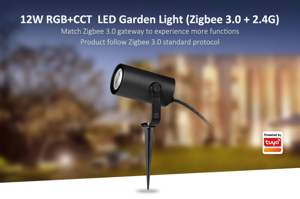 12W RGB+CCT LED Garden Light (Zigbee 3.0 + 2.4G)