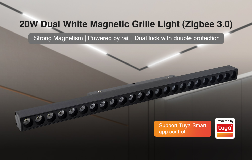 20W Dual White Magnetic Grille Light (Zigbee 3.0)