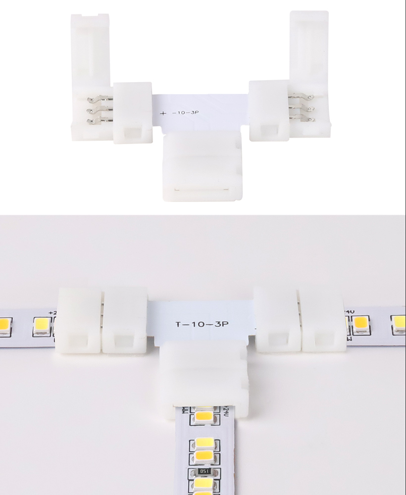 T shape 3-pin connector for MiBoxer LED strip