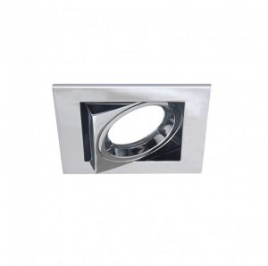 DESIGN LIGHT recessed adjustable downlight fixture EXU-12 chrome