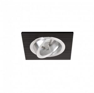 DESIGN LIGHT square adjustable downlight COSTA black