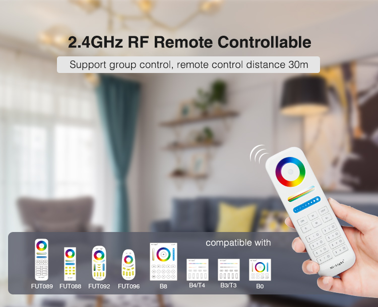 voice control app control and remote control for LED strips make your lighting smart