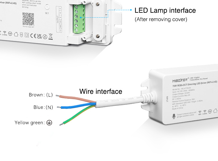 connect your LED light strips straight to the mains UK stock