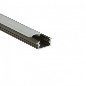 Recessed aluminium profile P1 inox