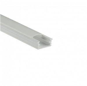 Recessed aluminium profile P1 white