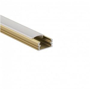 Surface aluminium profile P2 gold