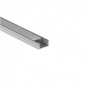 Surface anodised aluminium profile LINE MINI silver