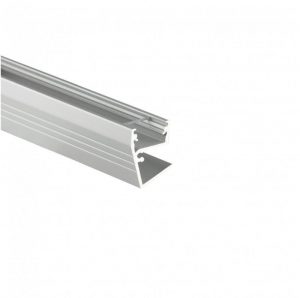 Silver aluminium profile EDGE10
