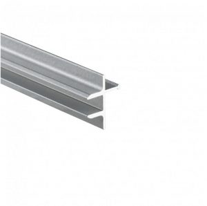Silver aluminium profile TWIN8
