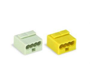 micro junction and distribution connectors WAGO 243 series for solid conductors