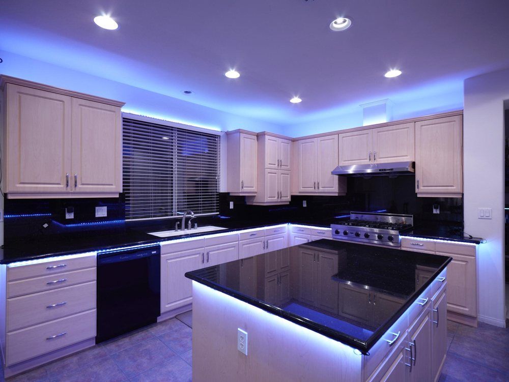 Smart lighting in the kitchen