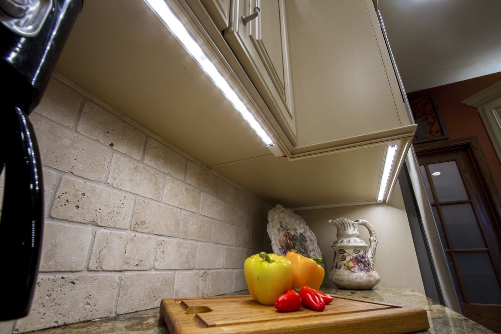 Task lighting in the kitchen