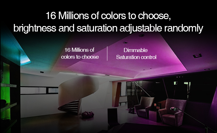 Great comfort - 16 million colours to drive