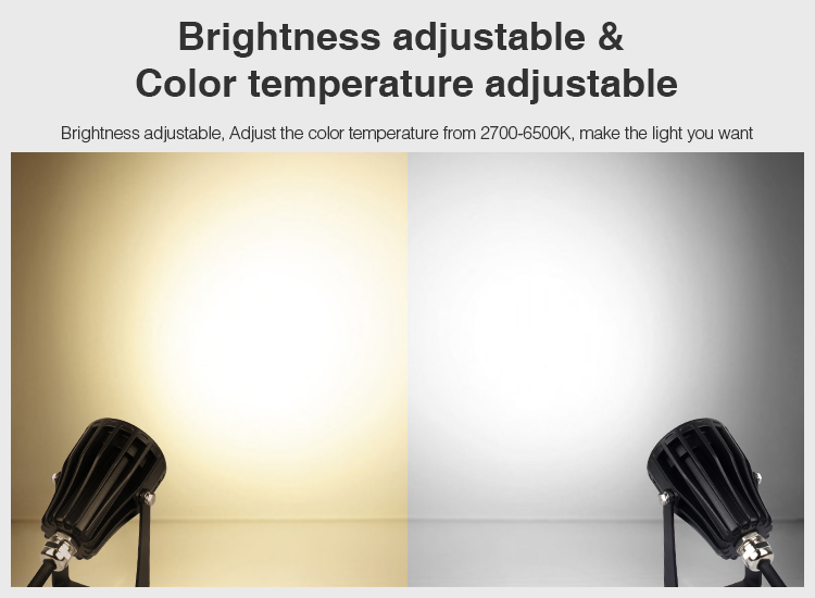 adjustable saturation colour temperature brightness control