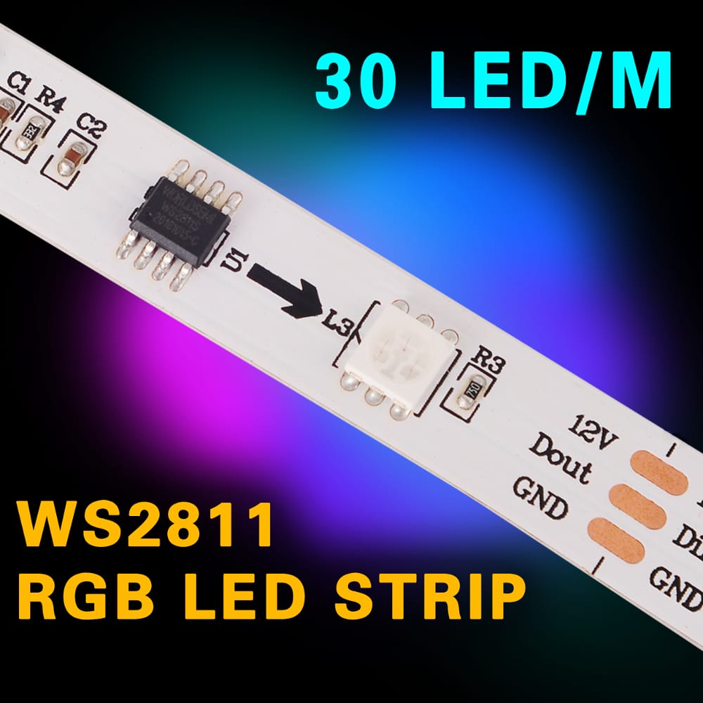Prestige DIGITAL WS2811 magic LED strip light 150 SMD IP20 - 30 LEDs per meter