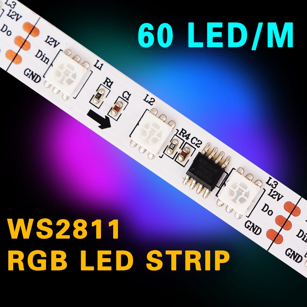 Prestige DIGITAL WS2811 magic LED strip light 300 SMD IP20 - 60 LEDs per meter