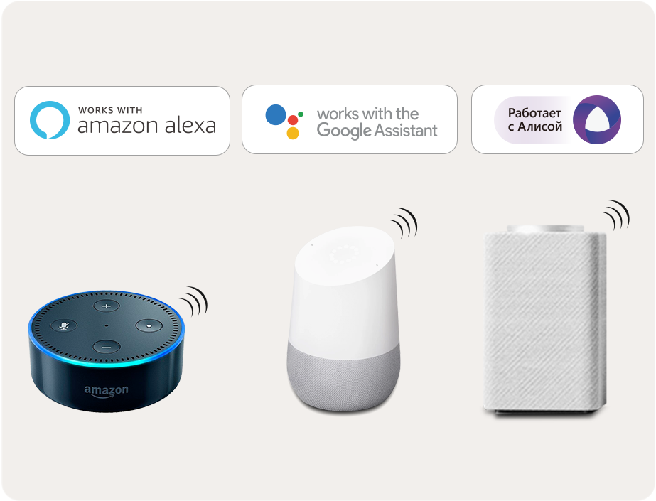 product compatible with voice assistants
