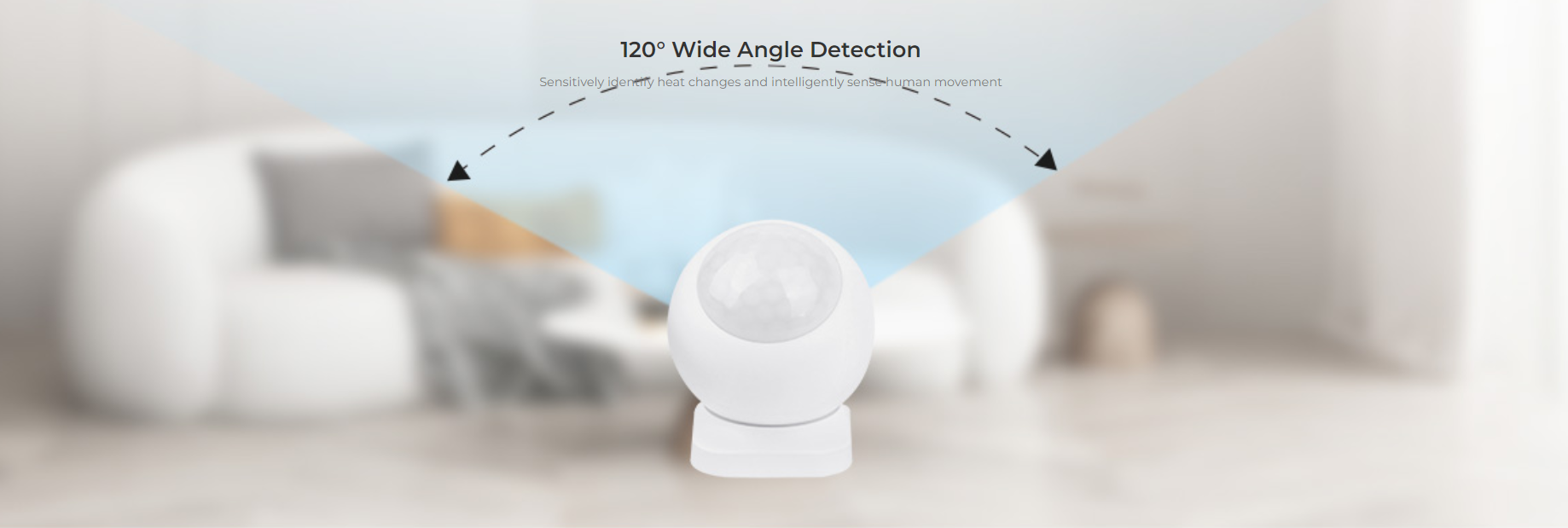 120° Wide Angle Detection