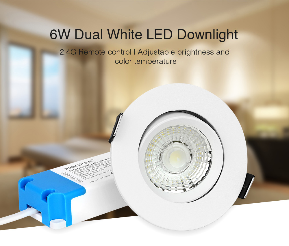 dual white LED smart downlight